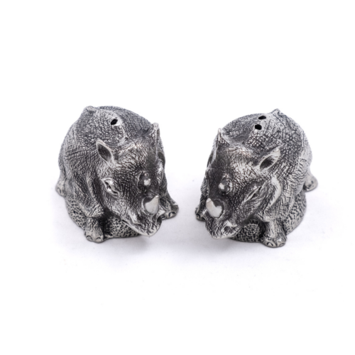 Earthangel Salt Pepper Cellars Rhino