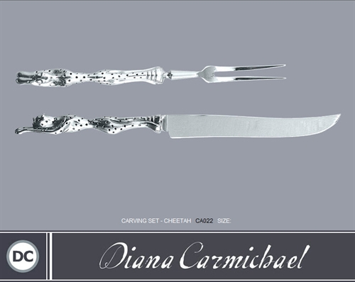 Diana Carmichael - Cheetah Carving Set www.yabulela.co.za Cheetah Carving Set Diana Carmichael