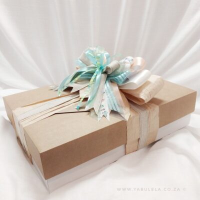 Gift Hamper New Born Baby www.yabulela.co.za Gift Hamper Ribbon Bouquet